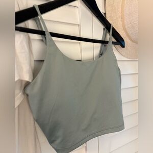 2/$20 Refuge Women’s Green Crop Top with Built in Bra Size XL